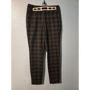 Plaid Black and Gray D. Jean Pants